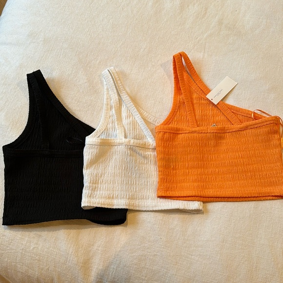 Pack of 3 XS one shoulder crop tops - Picture 6 of 6